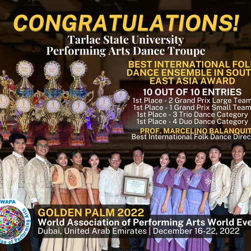 TSU dance troupe wins 10 out of 10 entries in Dubai